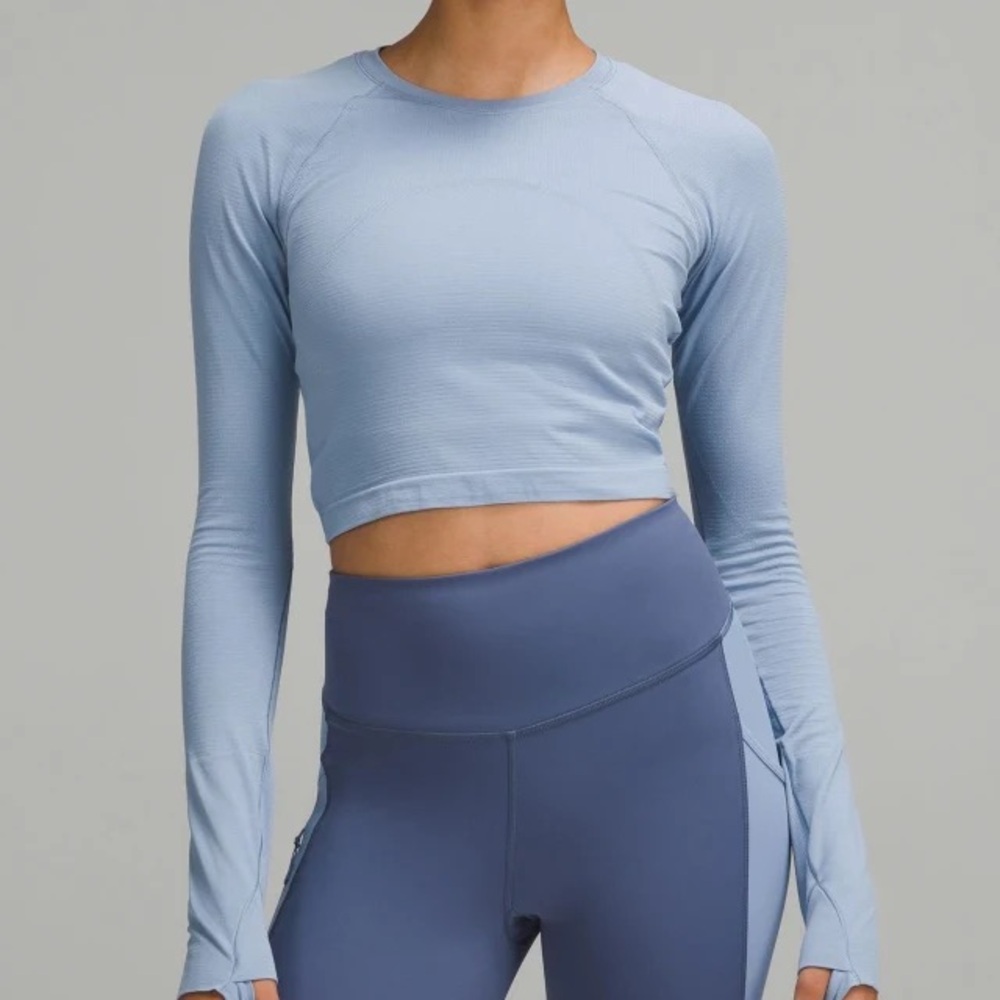 Lululemon Swiftly Tech Cropped Long Sleeve